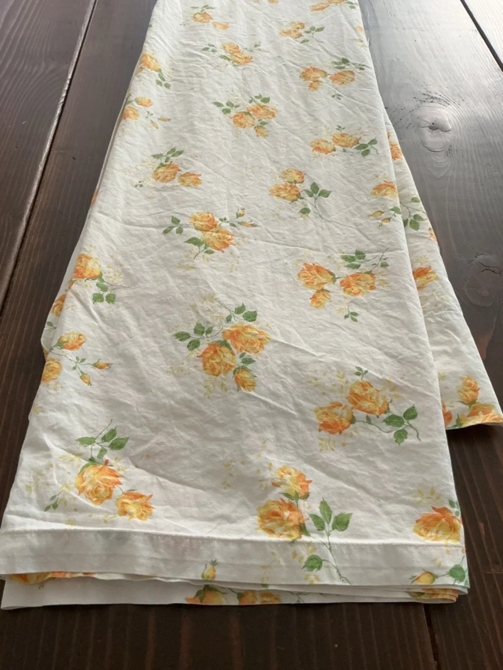 Vintage Dan River Percale Flat Bedsheet